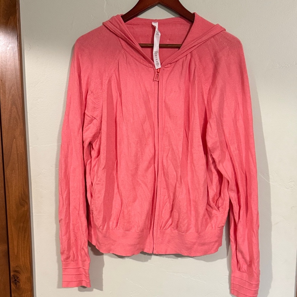 Lululemon Athletica Coral Zip-Up Jacket